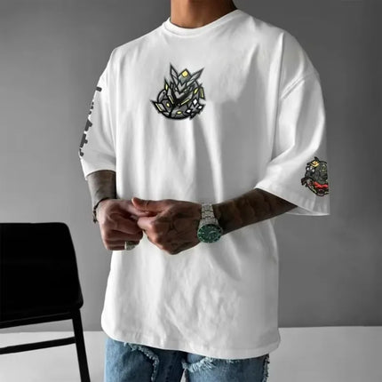 Pokémon Joint T-shirt Animation 2025 Summer New Men Street Style Oversized Casual Wear Printed Loose Version Short-sleeved Top