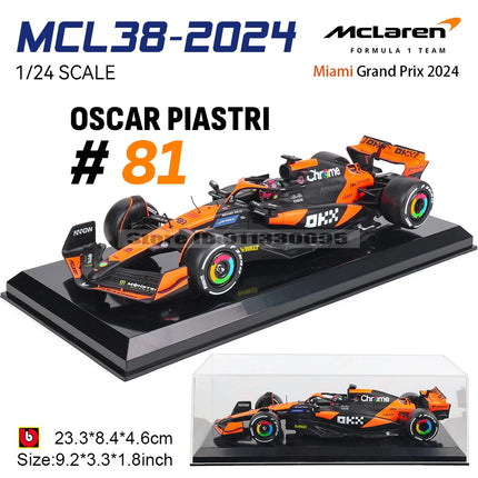Bburago 1:24 2022~2024 F1 serie various style Red Bull RB19 Gran Premio de Austin SF23 W14 precision model car collection gift