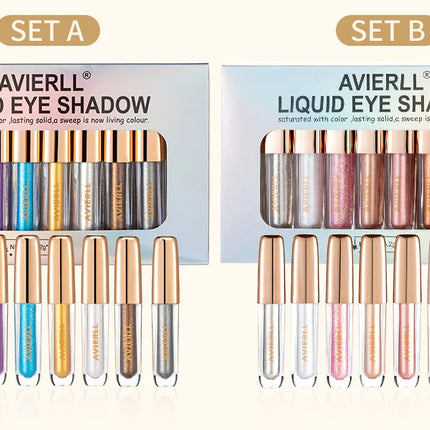 Liquid Eyeshadow Set  Glitter Eye Shadow Stick Kit Quick-Drying Long Lasting For Women Makeup Set