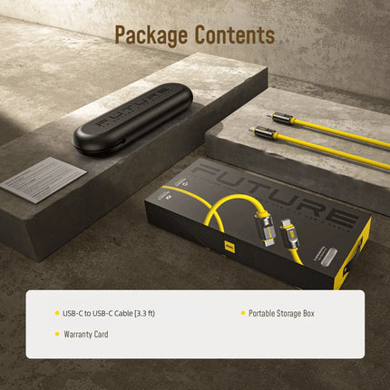 AOHI THE FUTURE Adonis USB4 2.0 240W USB-C to USB-C Cable 3.3ft/6.6ft (120Gbps/ 8K/ PD3.1)