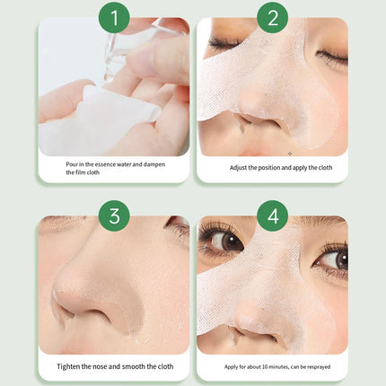 100-300PCS Blackhead Nose Mask Paper Disposable Moisturizing Blackhead Nose Mask Strips Paper Cosmetic Cotton Skin Care Stickers