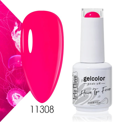 Arte Clavo Colourful Gel Nail Polish Nail Art Gel Varnishes Macaron Color Nail Semi Permanant Soak Off LED UV Gel Nail Varnishes