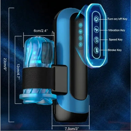 Automatic Telescopic Male Masturbator Sucking Vibration Retractable Electric Adult Sex Toy Male Masturbator Sex Toys for Men