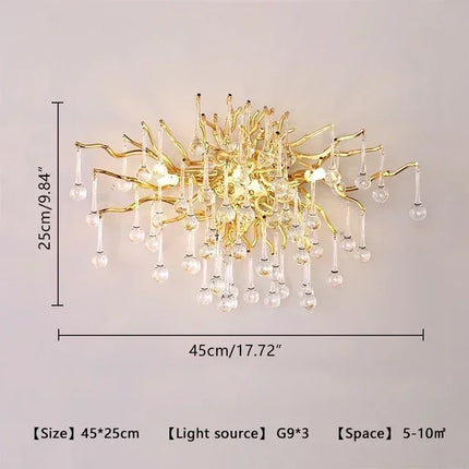 Luxury Crystal led Ceiling Lights Chandeliers Home Hanging Pendant Lamp Living Dining Room Bedroom Lustre Lampara techo