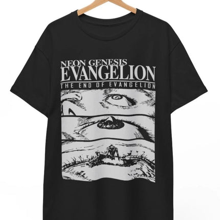 The End of Evangelion Shirt Neon Genesis Anime Shirt Summer New Y2K Men's and Women's Super Large Fashion Couple Dress