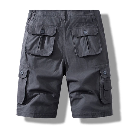 Men's Short Pants Cotton Cargo Shorts Tactical Breeches Casual Sports Man Hiking Fishing Streetwear