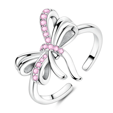 Opening Ring 925 Original Silver Adjustable Three-color Butterfly Fire Dragon Ring Fashion Jewelry Birthday Gift For Women