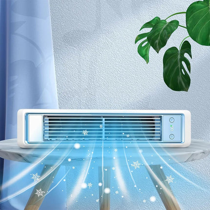 Multi-Dimensional Tower Fan Silent Portable Air Conditioner Office Home Air Cooler Strong Wind Cooling Leafless Air Fan
