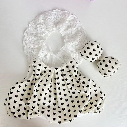 Only Clothes Suit For Baby Three 400% Gross Vinyl Plush Doll Toy New Year'S Christmas Series Doll Clothes Cute Outfit Dress Set