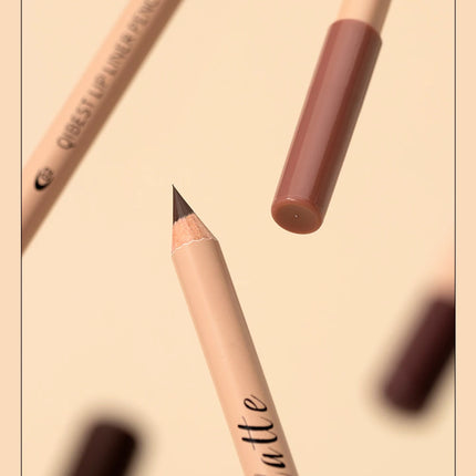 12 piece matte lipliner set, smooth and easy to apply, non smudging and non fading, natural makeup effect
