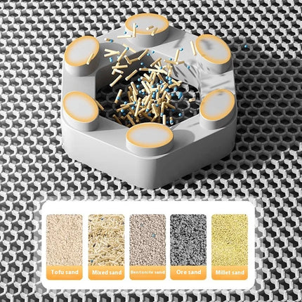 Extra Large Cat Litter Mat Heavy Duty Waterproof 2 Layer Non Slip Washable Pet Floor Protector Litter Box Sand Stopper
