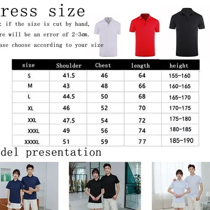 100% Cotton Work Clothes Polo Shirt, Custom Pure Material, Corporate Culture Short-Sleeved T-Shirt, Embroidery Printing Logo Word