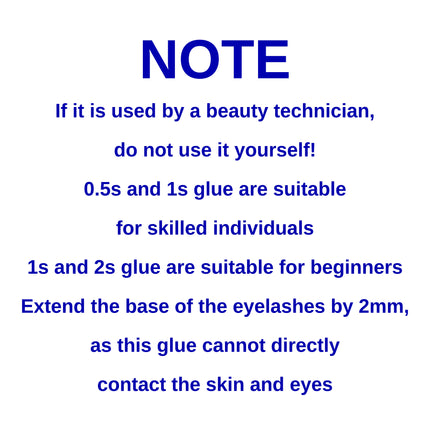 ARTSTAR 5ml Eyelash Glue Extensions 0.5S/1S/2S Fast Drying Lashes Extension Adhesive Low Smell Long Lasting Lash Glue