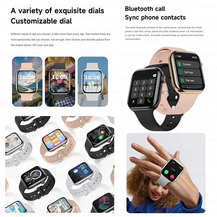 New Smart Watch Women Series 10 Screen Bluetooth Call Heart Rate Blood Pressure Men GPS Smartwatch for Android IOS Sports Watch