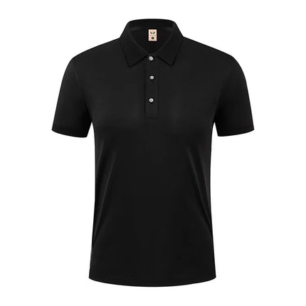 2026 Summer Men's Red Short-Sleeved Polo Shirts, Fashion Casual Pullover, 21 Colors Available T-Shirt