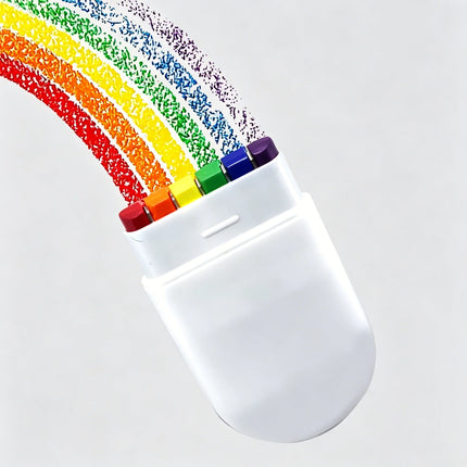 Rainbow Face Paint Crayon Set, Football Viewing Party Gift for Family, Suitable for FIFA World Cup & UEFA Euro Tournaments