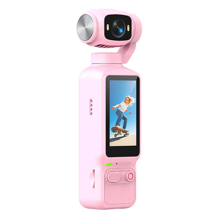 4K HD Pocket Action Camera 180 Degree Rotation Lens with 1.97-inch Screen for Cycling Travel Sport and Outdoor Activities