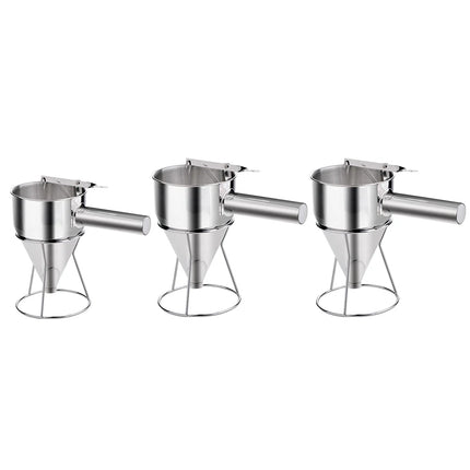 Stainless Steel Kitchen Funnel Environmentally Octopus Ball Funnel Practical Gadgets Heat-resistance for Family Restaurant Hotel