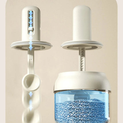 1/3 pcs Glass Seasoning Bottle With Telescopic Spoon Household Kitchen Salt Storage Box Leak Proof and Moisture-proof