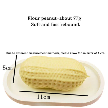 Peanut Stress Relief Toys Soft Squeeze Toy Squishy Toy No Rebound Sensory Fidget Toy ASMR Sensory Anti Stress Toys for Adults