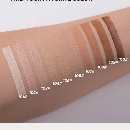 Flawless All Day: 8 Color Waterproof Concealer Foundation For Women Makeup Full Coverage Long Lasting Moisturizing