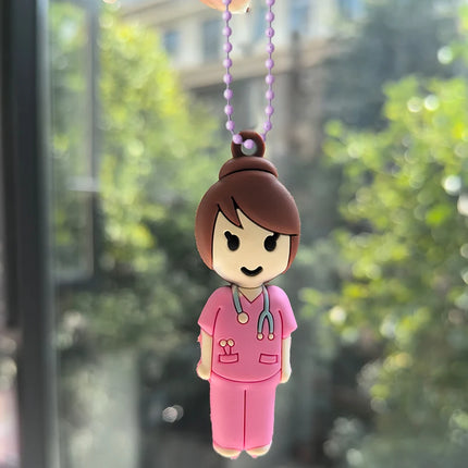 1PC Ampoule Bottle Opener Keychain - Syringe-Shaped Cutter Aid for Nurse Doctor Medication Vial Breaker"