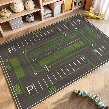 Cartoon Car Traffic Children's Carpet Play Room Baby Crawling Mat Home Decoration Living Room and Bedroom Floor Mat