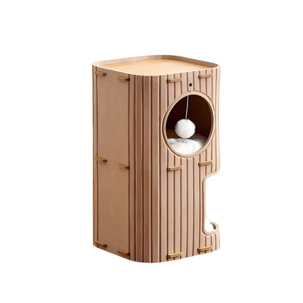 Multi-Layer Cat Nest Cat Climbing Frame Integrated Enclosed Safe Cat Sleeping Nest Scratch-Resistant Wear-Resistant Four-Seasons