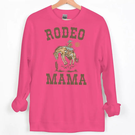 Vintage Cowboy Style Couple Matching Clothing "Rodeo Daddy/Mama" Crewneck Long Sleeve Women Men Husband Wife Sweatshirts