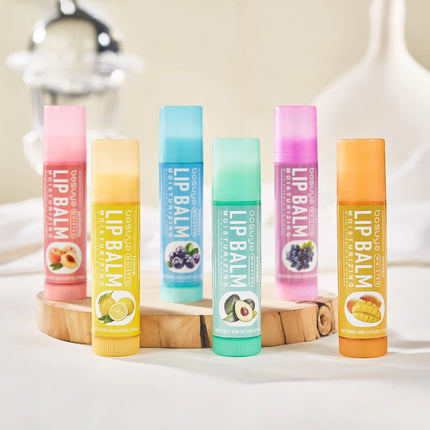 Fruit Flavor Lip Balm Set Moisturizing Lip Care Lip Balm Winter Lip Moisturizing Care Products Beauty and Health Products