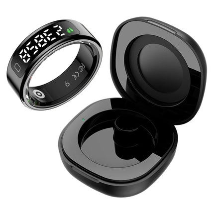 NEW R11C Smart Ring Heart Rate Blood Oxygen Sleep Monitoring Multi Sports Mode Ring With Display Screen SmartRing For Men Women