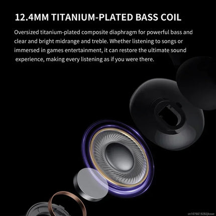 realme Buds T310 Earphones 46dB Active Noise Cancelling HiFi Wireless Headphones Bluetooth 5.4 Game Music Headset Long Standby
