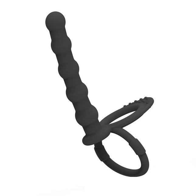 1PCS Double Penetration Penis Strapon Dildo Sex Toys Anal Bead Plug Adult Massager