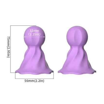 1Pair Nipple Sucker G Spot Stimulator Suction Cup Breast Massager Clitoris No Vibrator Sex Toy for Women Couples