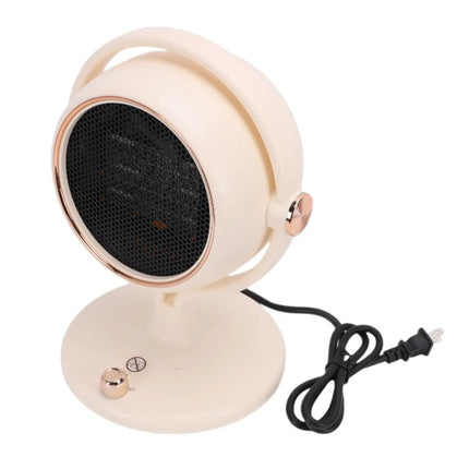Quiet PTC Ceramic Heater Electric Small 2 Heat Modes Overheat Tip Over Guard For Desk Floor Home Office US Plug 110V