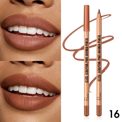 This matte, waterproof lip liner is long-lasting and non-fading, easy to apply, and perfect for beginners.