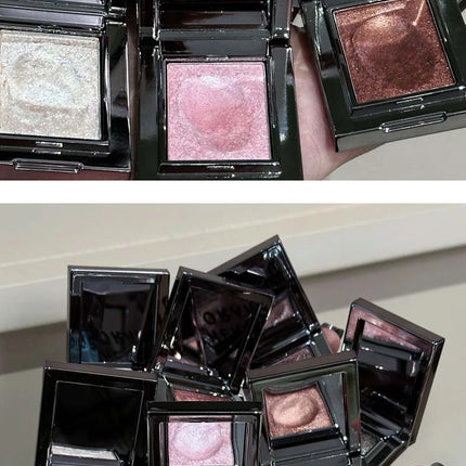 Metallic Glitter Pearlescent Eyeshadow Cream Chameleon Sparkling Mashed Potato EyeShadow Shimmer Brightening Highlighter