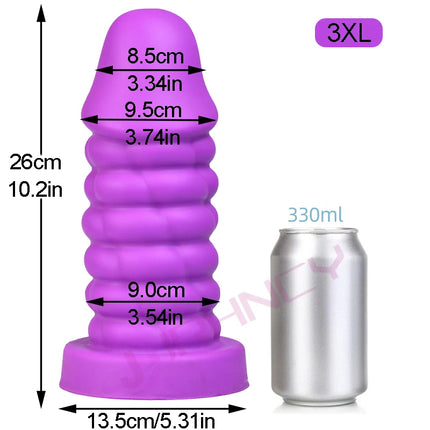 S-XXXL Huge Anal Dildos Soft Silicone Butt Plug Big Anal Plug with Suction Cup G-spot/prostate Massage 18+ Masturbate Sex Toys