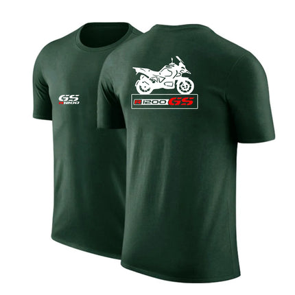 2023 New Men Motorcycle R 650 800 1150 1200 GS Adventure T-shirt Regular Short Sleeve Positioning Printing O Neck Tee Tops