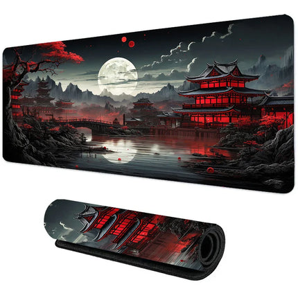 Night Moonlight Large Cool Mouse Pad Laptop Non-slip Esports Office Desk Mat Game Player Mousepad Mini PC Desktop Accessories