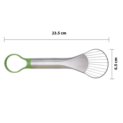 Avocado Slicer 2 In 1 Stainless Steel Avocado Cutter Peeler Knife Pitaya Kiwi Slicer Peeler Kitchen Gadget Fruit Vegetable Tools