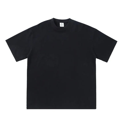 2025 Summer Men and Women T-shirt Cotton Solid T-shirts Oversized Short Sleeve T-Shirt Fashion Soft White Black Tee Clothing Tops