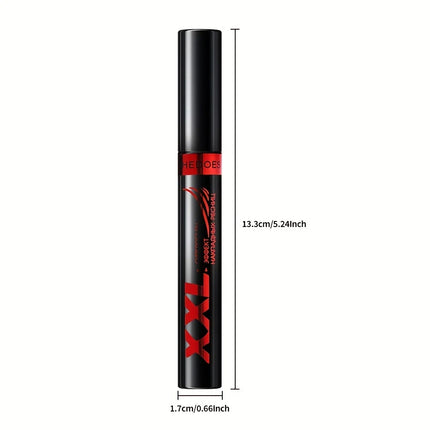 1 Piece of 7D Waterproof Mascara, 24-Hour Long-Lasting Hold, Lengthening and Thickening, Suitable for All Light Beige Tones, Quick-Drying, Dense and Slender, Thickened and Curled, Sweat-Proof and Smudge-Proof, Valentine's Day