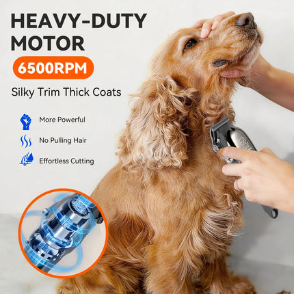 Solimpia New Pet Electric Hair Clipper LCD Digital Display Dog Cat Grooming Trimmer Hair Cutter Portable Pet Care Tool