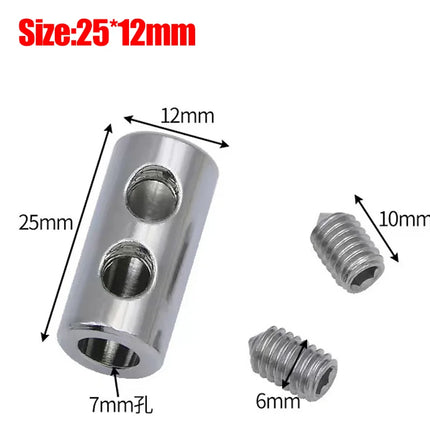 1/2mm Steel Wire Rope Clamp Stainless Steel Double Holes Metal Copper Clip Adjustable Screws Fastener Hardware Sling Tools