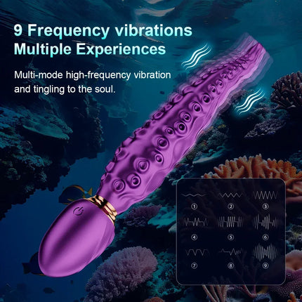 Octopus Tentacle Vibrator for Women Realistic Clitoris Stimulator 360° Dildo G-Spot Vagina Massger Masturbation Adult Sex Toys