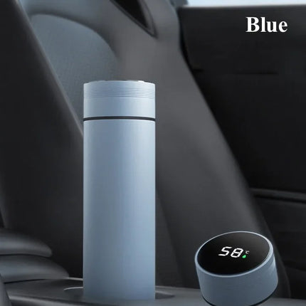 500ML Temperature Display Thermos Cup Stainless Steel Divided Thermos Bottle Outdoor Vacuum Insulated Cup Father's Day Gift