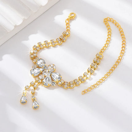 1PC women's fashion trend butterfly tassel ankle chain jewelry suitable for dates, parties, holidays, gifts