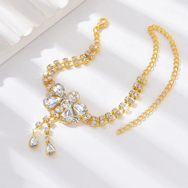 1PC women's fashion trend butterfly tassel ankle chain jewelry suitable for dates, parties, holidays, gifts