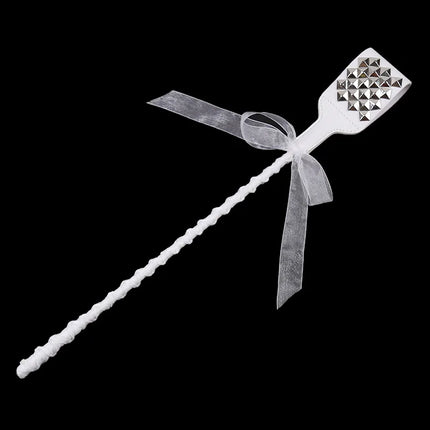 White Leather Bow-Knot Palm Clap Spanking Paddle Whips Fetish Slave Bdsm Spank Flogger Fantasy Couples Sexy Adult Games Cosplay